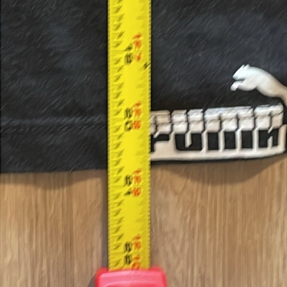 Puma Women T-Shirt Medium Black Logo Print Cotton Athletisure Streetwear Workout - Picture 12 of 12